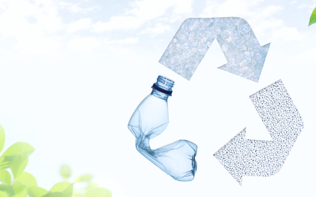 Das Recycling von PET-Einwegflaschen ist ein gutes Beispiel für nachhaltiges Verpackungsdesign und Kreislaufwirtschaft.